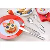 Kinderbesteck 4-teilig aus Edelstahl mit Teddy-Motiv Produktbild-Vorschau 3