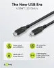 Goobay 74198, 3 m, USB C, USB C, USB4 Gen 2x2, 20 Gbit/s, Náhled obrázku produktu 3