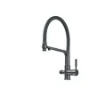 Küchenarmatur, Dual-Handle, 360-Grad-Drehung, Mattschwarz Produktbild-Vorschau 1