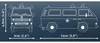 Cobi Klemmbaustein-Set VW T3 Krankenwagen, 146 Teile, 24636 Anteprima dell’immagine prodotto 4
