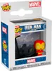 A Funko Pop! Bitty Deluxe Iron Man collectible figure in its packaging. Produktbild-Vorschau