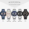 A display of five different color options for a men's watch. Produktbild-Vorschau