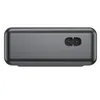 A gray power adapter with a power input port on the right side. Produktbild-Vorschau