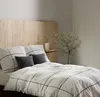 Fleuresse Lech Edelflanell Bettwäsche 240x220 Karo weiß Produktbild-Vorschau 1