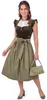 Dirndl Ansfelden 70cm Länge tanne 38 Produktbild-Vorschau 8