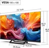 A television with a colorful abstract image displayed on its screen, shown with dimensions indicated. Produktbild-Vorschau