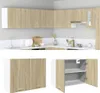 The Living Store nástěnná skříňka Sonoma dub 80x31x60 cm Náhled obrázku produktu 2