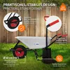 Taczka ECD Germany, 100 l, korpus ze stali ocynkowanej – Podgląd zdjęcia produktu 3