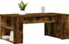 konferenční stolek vidaXL Kouřový dub 102x55x42 cm Dřevěné Náhled obrázku produktu 3