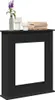 vidaXL Obudowa kominka czarna 75x20x87,5 cm materiał Podgląd zdjęcia produktu 2