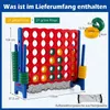 COSTWAY Riesiges 4 Gewinnt Spielset inkl. 42 Jumbo Ringen Produktbild-Vorschau 3