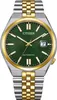 A close-up studio shot of a men's wristwatch. Voir les images du produit