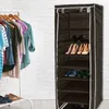 relaxdays Schuhschrank Stoffbezug 9 Ablagen Produktbild-Vorschau 5