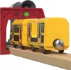 LUPILU® Holz Eisenbahn Technologie Set Kinder SpielBahnhof Produktbild-Vorschau 7
