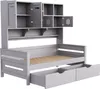 OKWISH Lit Gigogne 90x200 cm - Lit Simple en Bois avec Deux Voir les images du produit 7