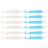 A set of sewing machine needle threaders, half white and half blue, arranged in two columns. Produktbild-Vorschau