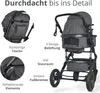 BRONEA® EXQUISE 2.0 Kombi-Kinderwagen 3-in-1 mit MATRATZE & Produktbild-Vorschau 5