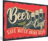 MuchoWow® MuchoWow® Gerahmtes Poster Mancave - Bier - Produktbild-Vorschau 1