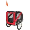 Carrosse pour chien Remorque de vélo Pliable avec fenêtres Voir les images du produit 9