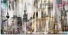 ARTland Glasbild Metropole Skyline Abstrakte Collage Größe: Produktbild-Vorschau 1