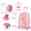 COSTWAY 2tlg Kinderkoffer + Rucksack, Kindertrolley aus Produktbild-Vorschau 8