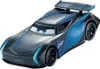 A toy car, Jackson Storm 2.0 from Disney Pixar Cars 3, is shown from a slightly elevated side angle against a white background. Anteprima dell’immagine prodotto