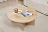 Dmora Couchtisch Simbario 90x90x40h cm Braun Eiche, Runde Produktbild-Vorschau 5