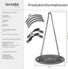 tectake® Swayer nest swing Portata 120 kg Copertura in Anteprima dell’immagine prodotto 5