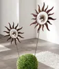 2x fiches de jardin "soleil sphérique" en métal aspect Voir les images du produit 1