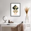 Gerahmtes Poster - Schwarzer Rahmen - Abstraktion Diamant Produktbild-Vorschau 6