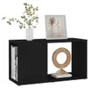 vidaXL TV-Schrank Schwarz 60x24x32 cm Holzwerkstoff Produktbild-Vorschau 2