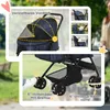 PawHut Hundebuggy Hundewagen für kleine Hunde Katzen Pet Produktbild-Vorschau 6