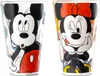 Juego de 2 vasos, Disney, diseño "Mickey y Minnie", vidrio, Vista previa de la imagen del producto 1