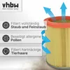 vhbw Faltenfilter kompatibel mit Rowenta RB 800_BE BE, RB Produktbild-Vorschau 2