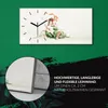 Wanduhr Bürouhr Leinwand Bild Geräuschlos 60x30 Malerei Produktbild-Vorschau 5