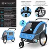 KESSER® Kinderanhänger Fahrradanhänger Sport-RX 2 in 1 Produktbild-Vorschau 2