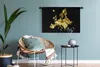 MuchoWow® Wandteppich Wandbehang Karte von Europa - Gold Produktbild-Vorschau 5