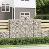 Gabionen mit Hochbogen 15Stk. 200x50x140/160cm Verzinktes Produktbild-Vorschau 2
