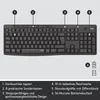 Logitech MK295 Silent, Plná veľkosť (100 %), Kábel, RF Náhľad obrázku produktu 26