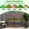 COSTWAY 6 fioriere lunghe 49 cm, fioriere con sistema di Anteprima dell’immagine prodotto 8