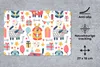 MuchoWow® Mauspad Mousepad Schnittmuster - Geburtstag - Produktbild-Vorschau 3