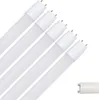 A group of LED tube lights arranged diagonally on a white background, with one light shown separately in the bottom right corner. Produktbild-Vorschau