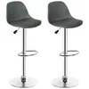 2er set Barhocker aus Kunstleder,Barstuhl Tresenhocker Produktbild-Vorschau 4