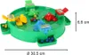 A green plastic game with four frog-shaped pieces and small colored balls. Náhled obrázku produktu