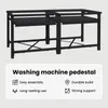 vidaXL Waschmaschinen-Podest 2 Stk. Schwarz 120 x 56 x 52 Produktbild-Vorschau 6