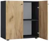 VCM Büroschrank mit 2 Fächern | moderner Aktenschrank mit Produktbild-Vorschau 3