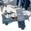 Model samolotu vintage z kutego żelaza, dwupłatowiec, do Podgląd zdjęcia produktu 6