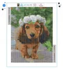 ARTULIO Diamond Painting Set - Brauner Dackel mit bunten Produktbild-Vorschau 2
