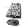 gembird Kabelloses Desktop-Set schwarz DE-Layout Náhľad obrázku produktu 5