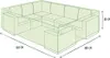 Copertura Da Esterno Per Set Lounge - 260X200X80Cm Anteprima dell’immagine prodotto 8